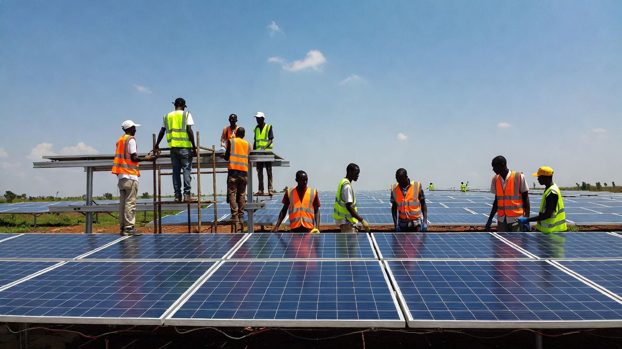 Solar Installation Team